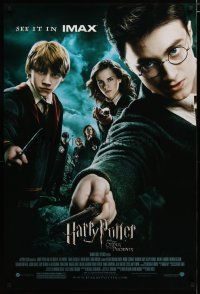 3f336 HARRY POTTER & THE ORDER OF THE PHOENIX DS IMAX 1sh '07 Daniel Radcliffe, Emma Watson, Grint!