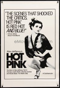 3f355 HOT PINK 1sh '83 Alex deRenzy directed, super-sexy Leslie Bovee!