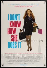 3f371 I DON'T KNOW HOW SHE DOES IT advance DS 1sh '11 Sarah Jessica Parker!