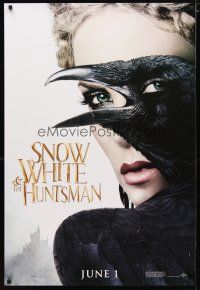 3f708 SNOW WHITE & THE HUNTSMAN teaser 1sh '12 cool image of sexy Charlize Theron!