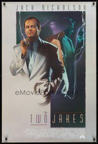 3f791 TWO JAKES int'l 1sh '90 cool art of smoking Jack Nicholson by Rodriguez!