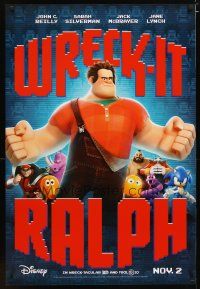 3f838 WRECK-IT RALPH advance DS 1sh '12 cool Disney animated video game movie, great image!