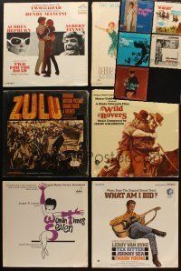 3g045 LOT OF 11 MOVIE SOUNDTRACK ALBUMS '60s-70s Two For the Road, Zulu, W.C. Fields and Me + more!