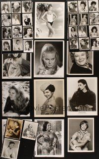 3g089 LOT OF 39 8x10 PORTRAIT STILLS OF FEMALE STARS '50s-80s sexy actresses & much more!