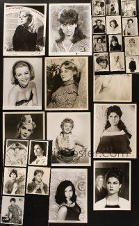 3g092 LOT OF 29 8x10 PORTRAIT STILLS OF FEMALE STARS '40s-60s pretty leading ladies & more!