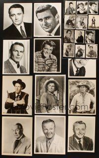 3g094 LOT OF 24 8x10 PORTRAIT STILLS OF MALE STARS '40s-60s great images of leading men & more!