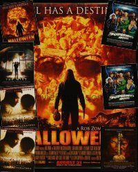 3g125 LOT OF 8 UNFOLDED SPECIAL POSTERS '00s Rob Zombie's Halloween, Superhero Movie & more!