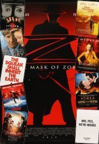3g137 LOT OF 26 UNFOLDED DOUBLE-SIDED ONE-SHEETS '91 - '98 Mask of Zorro, Scream 2 & more!