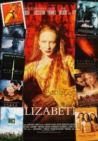 3g142 LOT OF 20 UNFOLDED DOUBLE-SIDED ONE-SHEETS '97 - '99 Elizabeth, Alien Resurrection & more!