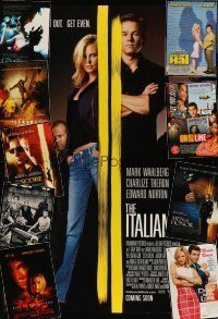 3g144 LOT OF 18 UNFOLDED DOUBLE-SIDED ONE-SHEETS '00 - '03 Italian Job, Swordfish & more!