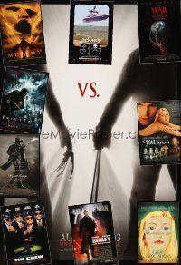 3g153 LOT OF 32 UNFOLDED MOSTLY DOUBLE-SIDED ONE-SHEETS '94 - '11 Freddy vs Jason & more!