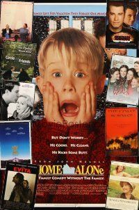 3g154 LOT OF 31 UNFOLDED MOSTLY DOUBLE-SIDED ONE-SHEETS '90 - '97 Home Alone, Evita & more!