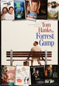 3g164 LOT OF 16 UNFOLDED MOSTLY DOUBLE-SIDED ONE-SHEETS '90-97 Forrest Gump, Godfather 3 & more!