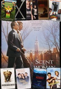 3g165 LOT OF 32 UNFOLDED DOUBLE-SIDED & SINGLE-SIDED ONE-SHEETS '85-03 Scent of a Woman & more!
