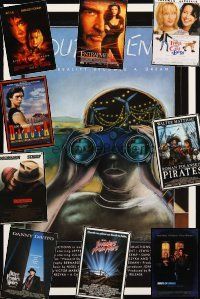 3g200 LOT OF 32 UNFOLDED ONE-SHEETS '86 - '01 South of Reno, Invaders from Mars & more!