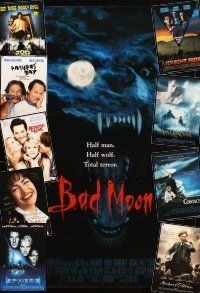 3g202 LOT OF 24 UNFOLDED ONE-SHEETS '92 - '98 Bad Moon, Joe's Apartment & many more!