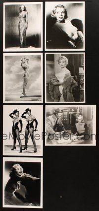 3g118 LOT OF 7 MARILYN MONROE REPRO 8X10 STILLS '90s incredible portraits of the sexiest star!
