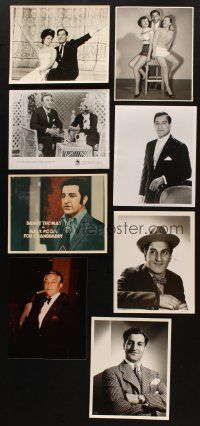 3g103 LOT OF 89 COLOR AND BLACK & WHITE MOVIE, TV & PUBLICITY STILLS OF DANNY THOMAS '50s-80s
