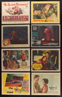 3g008 LOT OF 97 LOBBY CARDS '48 - '90 great images from a variety of different movies!