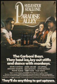 3h686 PARADISE ALLEY English 1sh '78 Anne Archer, Armand Assante, Sylvester Stallone directs!