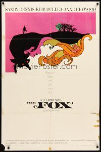 3h359 FOX 1sh '68 Sandy Dennis, Kier Dullea, Anne Heywood, cool art by L & D Dillon!