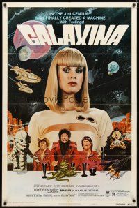 3h375 GALAXINA style B 1sh '80 Dorothy Stratten is a man-made machine with feelings!