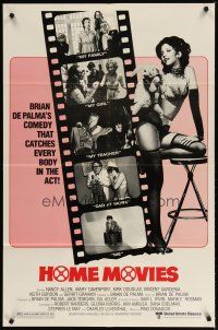 3h458 HOME MOVIES 1sh '79 Brian De Palma, super sexy Nancy Allen in lingerie!