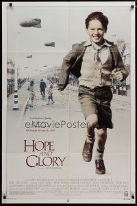 3h465 HOPE & GLORY 1sh '87 John Boorman's childhood memories of England during World War II!