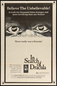 3h483 IN SEARCH OF DRACULA 1sh '75 cool vampire documentary, he really existed!