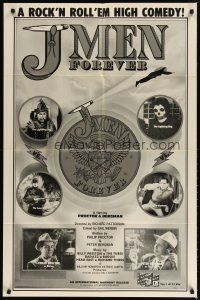 3h509 J-MEN FOREVER 1sh '79 a rock & roll 'em high comedy, wacky marijuana images!