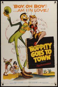 3h638 MR. BUG GOES TO TOWN 1sh R59 Dave Fleischer cartoon, art of Hoppity in love!