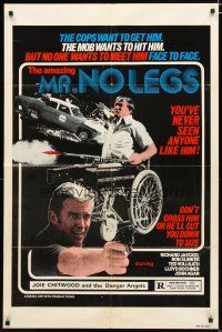 3h639 MR. NO LEGS 1sh '81 Richard Jaeckel, wild action, wheelchair & guns image!