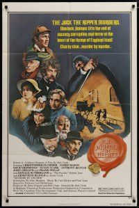 3h641 MURDER BY DECREE 1sh '79 Christopher Plummer as Sherlock Holmes, James Mason as Dr. Watson!