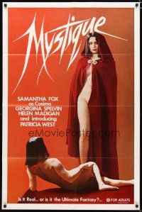 3h651 MYSTIQUE 1sh '79 art of sexy near-naked Samantha Fox as Cosima in the ultimate fantasy!