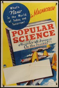 3h712 POPULAR SCIENCE stock 1sh '41 what's new in the world of today & tomorrow!