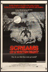 3h756 SCREAMS OF A WINTER NIGHT 1sh '79 wacky image, how do you think those stories get started?