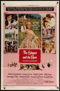 3h791 SLIPPER & THE ROSE 1sh '76 Richard Chamberlain, Gemma Craven as Cinderella!