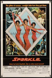 3h811 SPARKLE style B 1sh '76 Irene Cara & Lonette McKee go from ghetto to superstars!