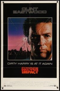 3h835 SUDDEN IMPACT 1sh '83 Clint Eastwood is at it again as Dirty Harry, great image!