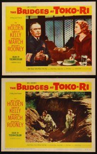 3j875 BRIDGES AT TOKO-RI 2 LCs R59 Grace Kelly, William Holden, Korean War, by James Michener!