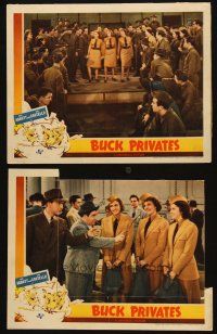3j877 BUCK PRIVATES 2 LCs '41 images of Bud Abbott & Lou Costello with The Andrews Sisters!