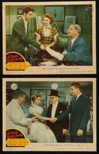 3j893 DATE WITH JUDY 2 LCs '48 Wallace Beery, pretty Jane Powell, Robert Stack, Scotty Beckett!