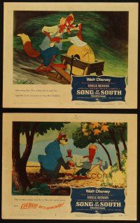 3j965 SONG OF THE SOUTH 2 LCs R56 Walt Disney musical, Br'er Rabbit, Br'er Bear & Br'er Fox!