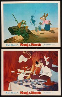 3j966 SONG OF THE SOUTH 2 LCs R72 Walt Disney cartoon, Bre'er Rabbit, Br'er Bear & Br'er Fox!