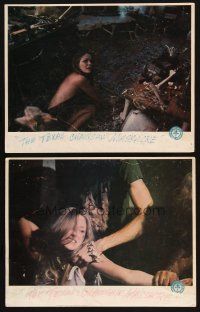3j978 TEXAS CHAINSAW MASSACRE 2 LCs '74 Tobe Hooper cult classic slasher, Marilyn Burns!