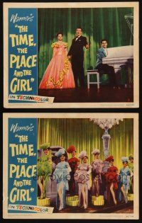 3j983 TIME, THE PLACE & THE GIRL 2 LCs '46 Dennis Morgan & Jack Carson in Warner's musical marvel!