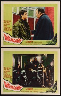 3j996 WITCHCRAFT 2 LCs '64 Lon Chaney Jr,, Jill Dixon, wacky horror cult images!