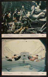 3j038 ALIEN 8 color 11x14 stills '79 Ridley Scott outer space sci-fi horror classic, Tom Skerritt!