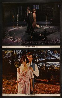 3j122 DEVIL'S BRIDE 8 color 11x14 stills '68 Christopher Lee, Terence Fisher Hammer horror!