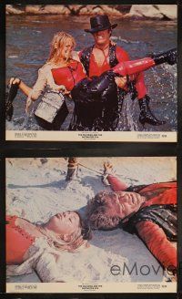 3j537 DUCHESS & THE DIRTWATER FOX 7 color 11x14 stills '76 images of Goldie Hawn & George Segal!